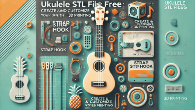 Ukulele STL File Free