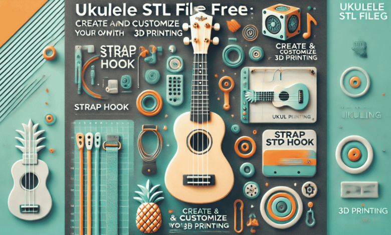 Ukulele STL File Free