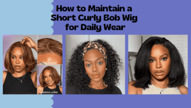 Short Curly Bob Wig